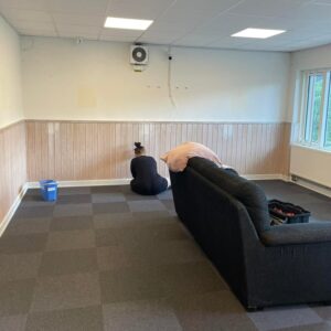 Renovering er i gang