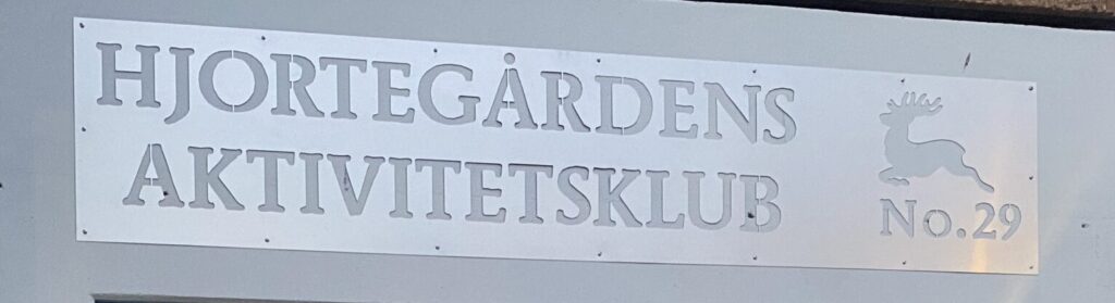 Skilt Aktivitetsklubben