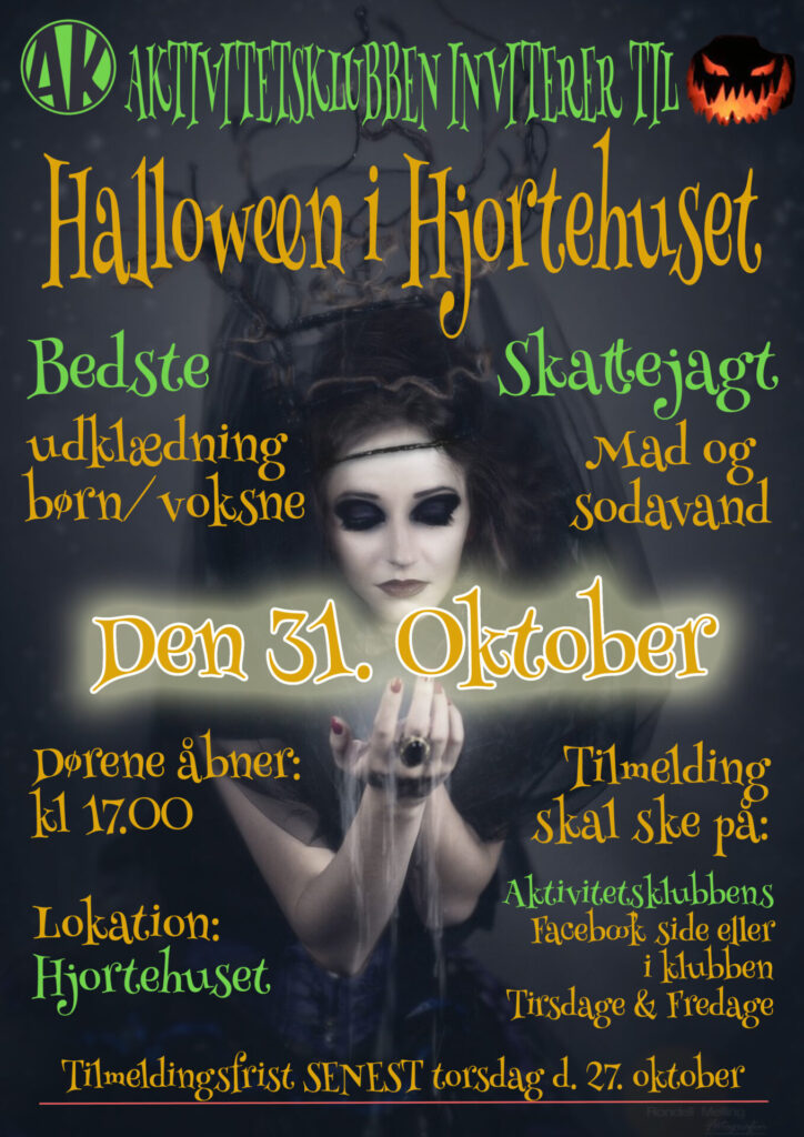 Indbydelse til Halloween 2022 - AK