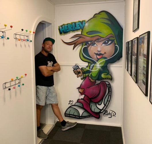 Ricky Døngart graffiti